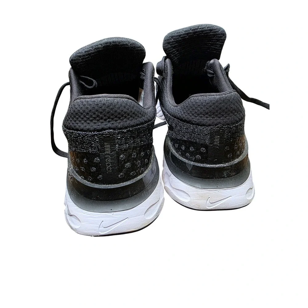 Nike React Infinity Run Flyknit 3 FK Size 9 Black White Running Women Shoe Sneak